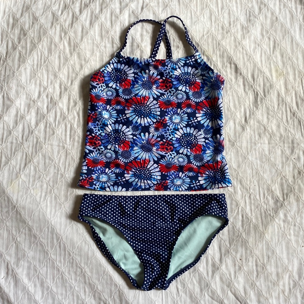 Wonder Nation 2Piece Girls Bathing Suit (10/12)(kids)